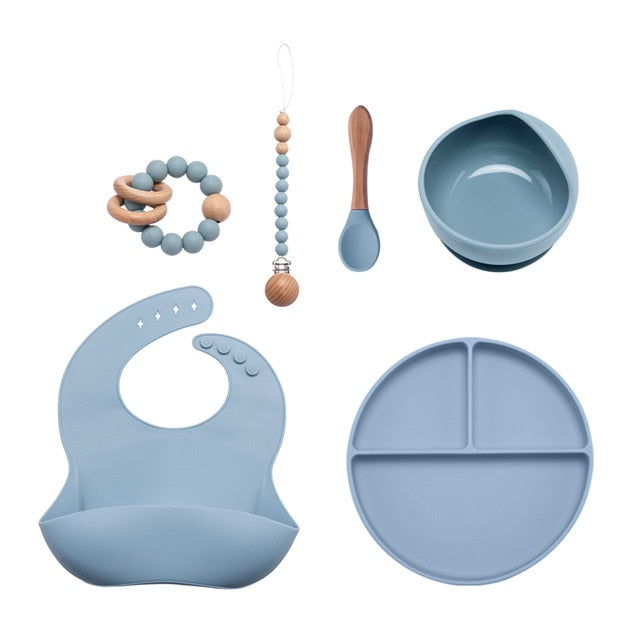 6pcs Teething & Feeding Set