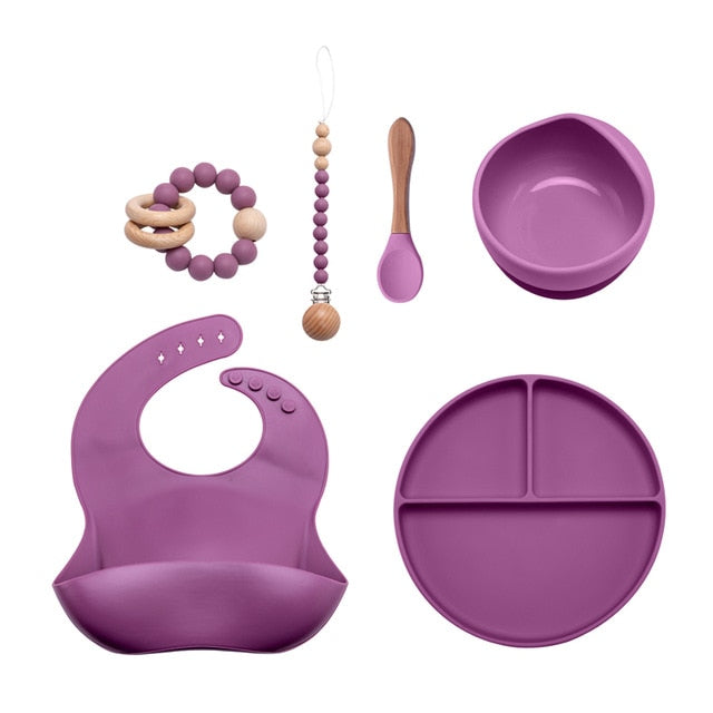 6pcs Teething & Feeding Set