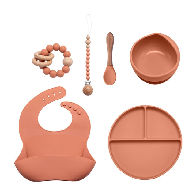 6pcs Teething & Feeding Set