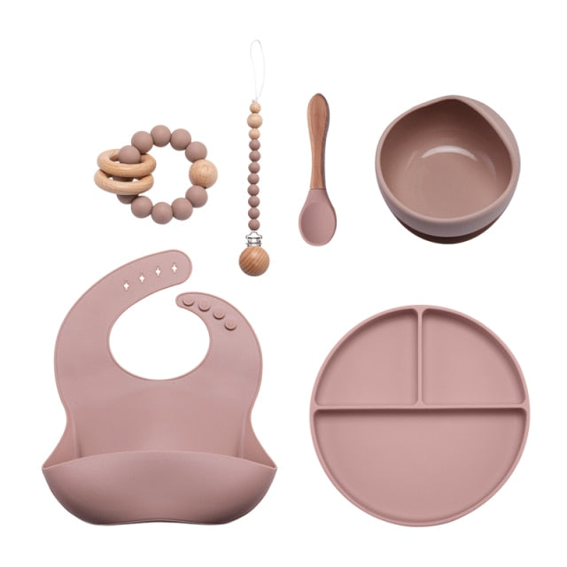 6pcs Teething & Feeding Set