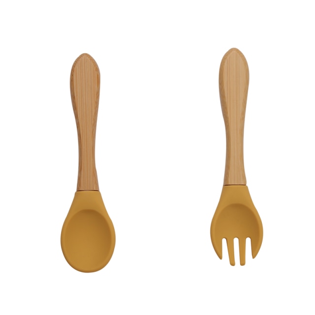 Bamboo Fork & Spoon Set