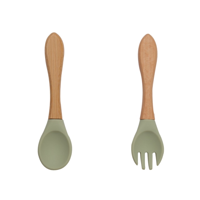 Bamboo Fork & Spoon Set