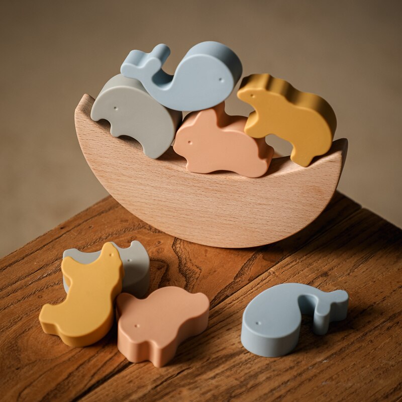 Silicone Animal Stack