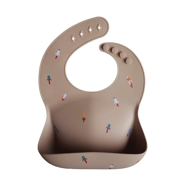 Printed Silicone Feeding Bib