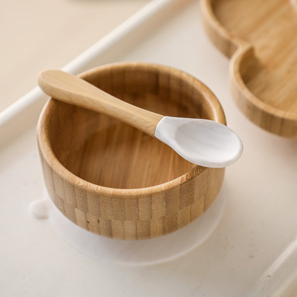 Bamboo Bowl & Spoon Set