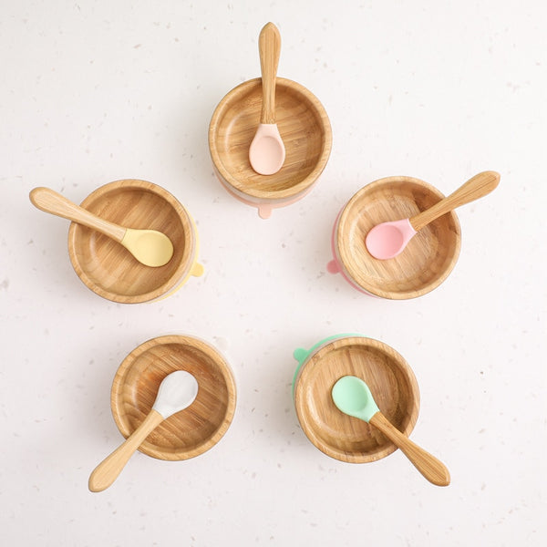 Bamboo Bowl & Spoon Set