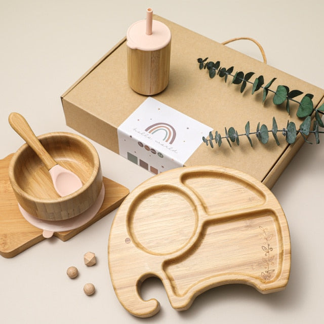 Wooden Dinner Set (4pcs)